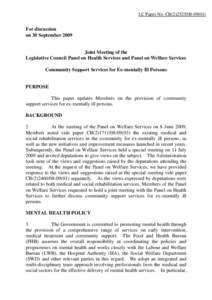 LC Paper No. CB[removed])  For discussion on 30 September[removed]Joint Meeting of the