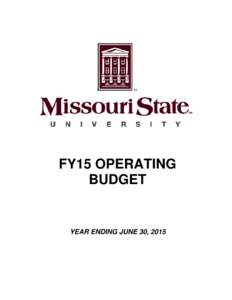 Finance / Hammons Student Center / Earnings before interest and taxes / Business / Investment / American Association of State Colleges and Universities / Missouri State University / North Central Association of Colleges and Schools