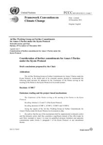 United Nations  FCCC/KP/AWG/2011/L.3/Add.3 Framework Convention on Climate Change