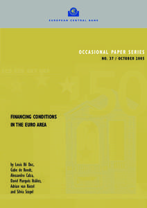 Financing conditions in the euro area