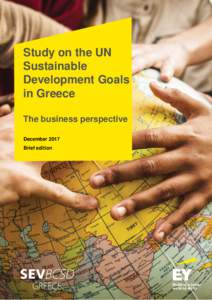 Study on the UN Sustainable Development Goals in Greece The business perspective December 2017