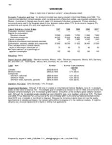 Mineral Commodity Summaries[removed]Strontium