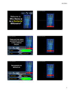 Microsoft PowerPoint - EucharistMillionare-Conventions.ppt [Compatibility Mode]