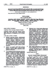 Sprostowanie do decyzji KomisjiWE z dnia 16 października 2009 r. ustanawiającej środki ułatwiające korzystanie z procedur realizowanych drogą elektroniczną poprzez pojedyncze punkty kontaktowe zgodni