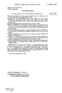 PUBLIC LAW[removed]—DEC. 10, 1991 Public Law[removed]102d Congress 105 STAT. 1651