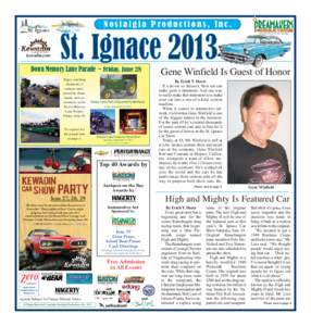 St. Ignace /  Michigan / Mackinac Bridge / Mackinac Trail / Mackinac County /  Michigan / Autorama / Hot Wheels / U.S. Route 2 / Hot rod / Geography of Michigan / Michigan / St. Ignace News