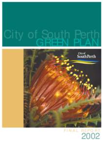 City of South Perth GREEN PLAN FINAL REPORT  2002