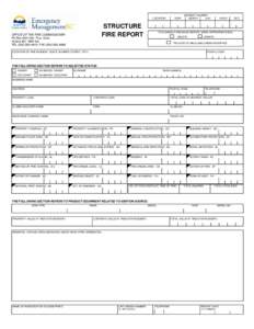 Microsoft Word - 38 Structure Fire Report Form