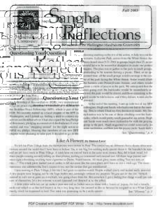 FallQuestioning Your Questions by Joseph Byrne just pray your questions never come cleanly,