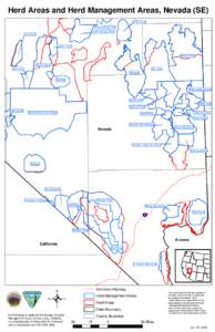 Herd Areas and Herd Management Areas, Nevada (SE) White River Sand Springs East Sand Springs West Saulsbury
