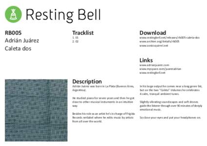 RB005 Adrián Juárez Caleta dos Tracklist