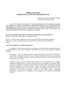 Emergency vehicles / Firefighting in the United States / Traffic law / Fire police / Firefighters / Emergency medical services / Emergency / Traffic / Fire apparatus / Transport / Public safety / Land transport