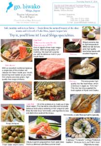 Wagyu / Asia / Food and drink / Maibara /  Shiga / Ōtsu /  Shiga / Lake Biwa / Shiga Prefecture / Biwa trout