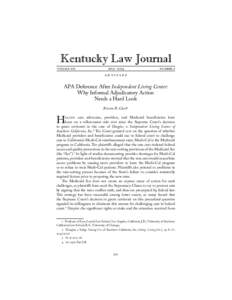 Kentucky Law Journal Volume[removed] – 2014  Number 2