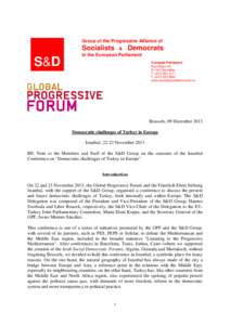 Group of the Progressive Alliance of  Socialists S&D