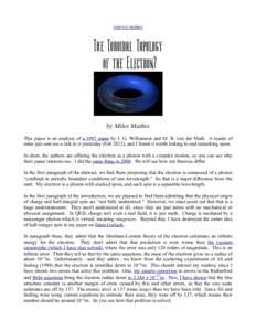 return to updates  The Toroidal Topology of the Electron?  by Miles Mathis