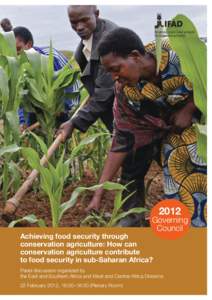 Enabling poor rural people to overcome poverty 2012 Governing Council