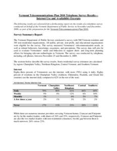 Microsoft Word - Stimulus BB and Internet Survey Summary.doc