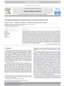 Marine Pollution Bulletin xxx[removed]xxx–xxx  Contents lists available at ScienceDirect Marine Pollution Bulletin journal homepage: www.elsevier.com/locate/marpolbul