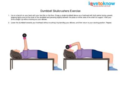 Dumbbell Skullcrushers Exercise