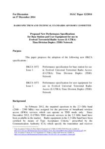 Electronic engineering / E-UTRA / 3GPP Long Term Evolution / 3G / Time-Division Long-Term Evolution / Duplex / UMTS-TDD / Software-defined radio / Universal Mobile Telecommunications System / Technology