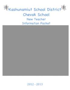 New Teacher Information Packet2012