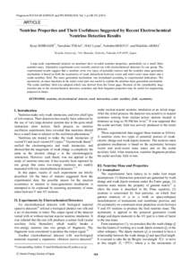 Progress in NUCLEAR SCIENCE and TECHNOLOGY, Vol. 1, pARTICLE Neutrino Properties and Their Usefulness Suggested by Recent Electrochemical Neutrino Detection Results