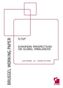 BRUEGEL WORKING PAPER  N0[removed]JULY[removed]EUROPEAN PERSPECTIVES