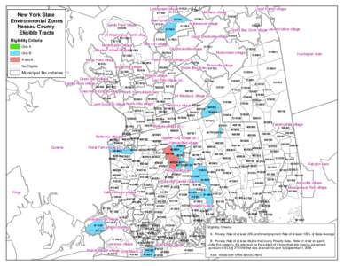 Lattingtown village[removed]New York State Environmental Zones Nassau County Eligible Tracts