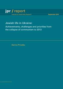 jpr / report Institute for Jewish Policy Research	  September 2014