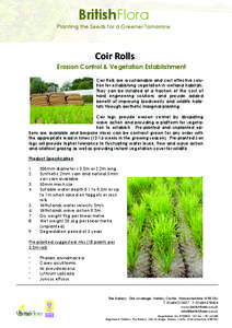 Products - Coir roll specification.indd