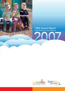 130th Annual Report CanDo4Kids-Townsend House Ways you can support the children of South Australia