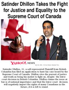 Court system of Canada / Politics of Canada / Supreme Court of Pakistan / Maher Arar / Court of Appeal for Ontario / Judge / Supreme court / Supreme Court of the United States / Government / Law / Supreme Court of Canada