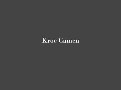 Kroc Camen  code is art Camen Design