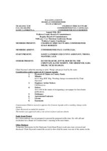 [removed], X130 FAX: [removed]SANDY LATHROP E.A. WALLOWA COUNTY BOARD of COMMISSIONERS