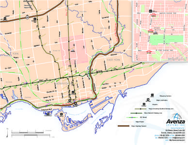 SEPTA City Transit Division surface routes / Street grid