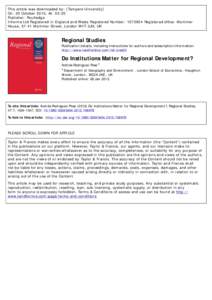 This article was downloaded by: [Tampere University] On: 20 October 2013, At: 05:20 Publisher: Routledge Informa Ltd Registered in England and Wales Registered Number: Registered office: Mortimer House, 37-41 Mor