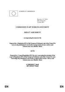 EUROPEAN COMMISSION  Brussels, [removed]SEC[removed]Volume III/V