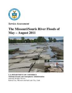 Service Assessment  The Missouri/Souris River Floods of May – August[removed]U.S. DEPARTMENT OF COMMERCE