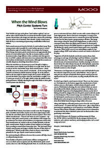 Reprinted with permission from North American Clean Energy, November/December 2008 issue. When the Wind Blows  SLIP RING SOLUTIONS