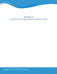 APPENDIX G: TROPHIC STATUS AND TRENDS OF INDIANA’S LAKES 2014 Indiana Integrated Water Monitoring and Assessment Report Appendix G
