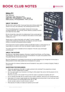 Microsoft Word - REALITY_BOOKCLUBNOTES.doc