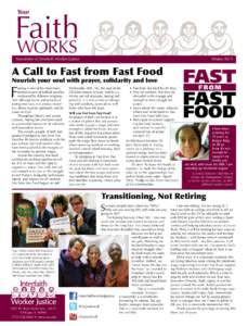 Your  Faith WORKS  Newsletter of Interfaith Worker Justice