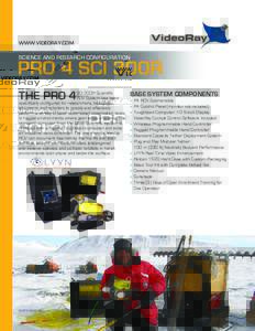WWW.VIDEORAY.COM  SCIENCE AND RESEARCH CONFIGURATION PRO 4 SCI 300R THE PRO 4