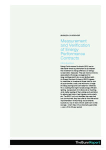 [removed] | WHITEPAPER  Measurement and Verification of Energy Performance