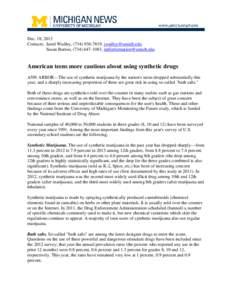 2013 MTF DRUG PRESS RELEASE