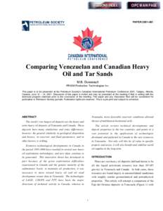 Bituminous sands / Peak oil / Oil sands / Athabasca oil sands / Steam-assisted gravity drainage / Cold heavy oil production with sand / Heavy crude oil / Steam injection / Oil reserves in Canada / Petroleum / Soft matter / Geology of Canada