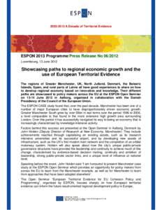 European Union / Structural Funds and Cohesion Fund / Interreg / Spatial planning / Spain / European Regional Development Fund / Region / Cliff Hague / Europe / Economy of the European Union / Earth