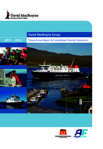 David MacBrayne GroupGroup Annual Report & Consolidated Financial Statements