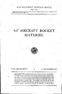 Rocket artillery / Anti-tank rockets